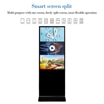 Jogador ultra magro do LCD de 49 polegadas que anuncia a máquina da propaganda de Digitas da exposição