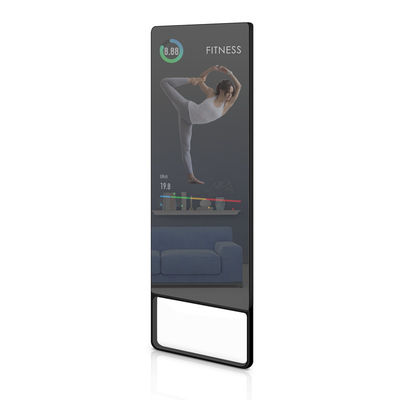 Uma aptidão AI de 43 polegadas conecta o Signage portátil de Digitas que move o espelho mágico para o exercício da casa