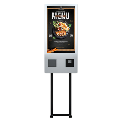 Sef pedindo da máquina do auto eletrônico do restaurante de 32 polegadas - serviço Bill Payment Kiosk