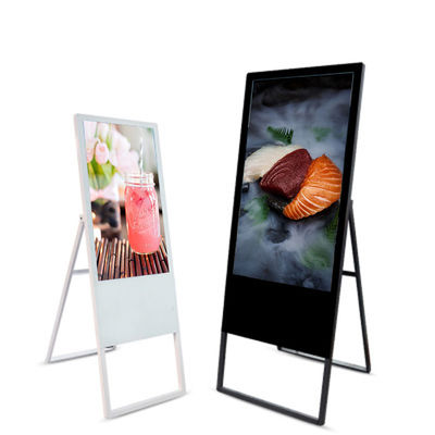 Assoalho customizável de 32 polegadas que está o Signage portátil de Digitas da exposição do monitor de 1080P LCD